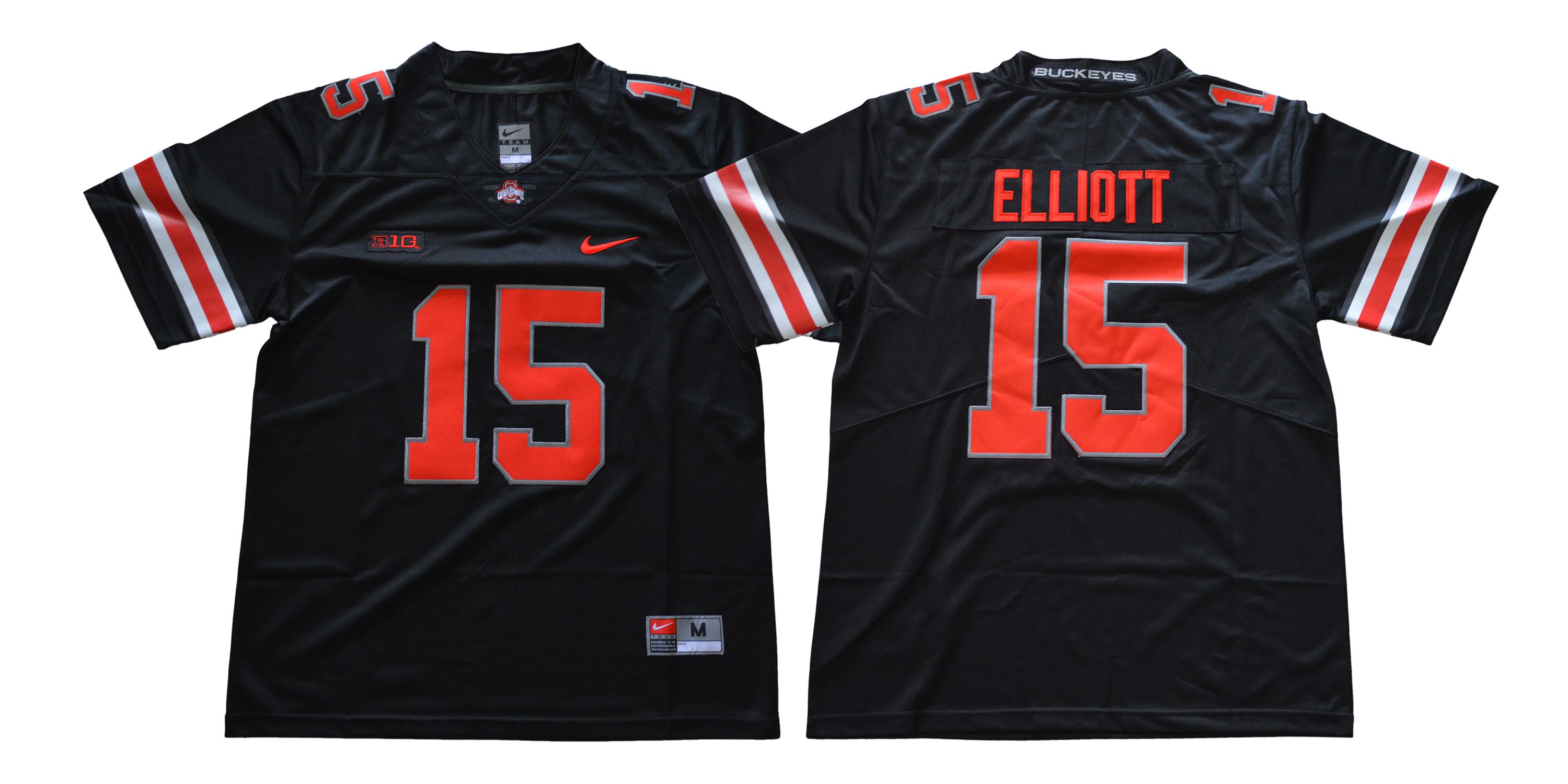 Men Ohio State Buckeyes #15 Elliott Black Nike NCAA Jerseys